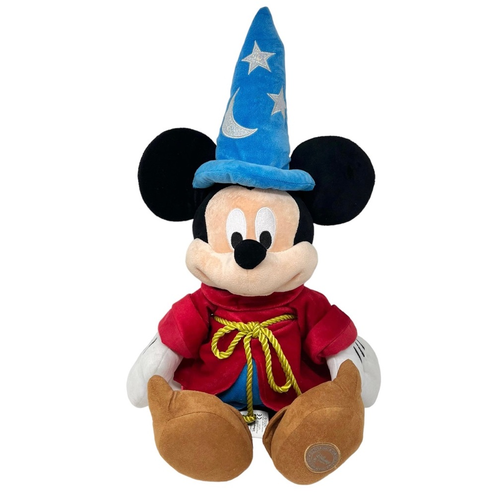 Disney Store Mickey Mouse Sorcerer 24” Plush Fantasia Authentic Original